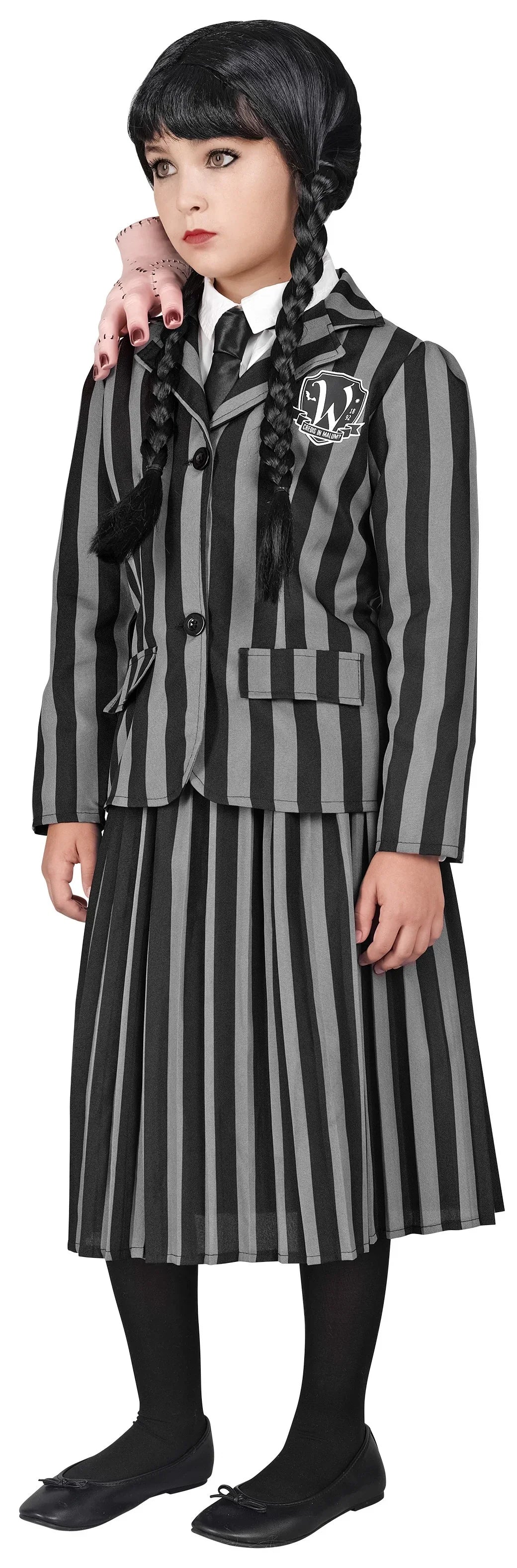 Disfraz de Miércoles Uniforme Nevermore para Niña Miércoles Addams Widmann